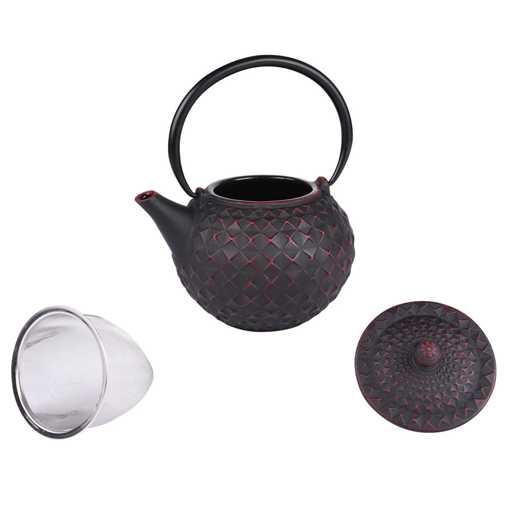 Théière en fonte Octo noire avec filtre inox 1 litre Table passion - Mathon - 2