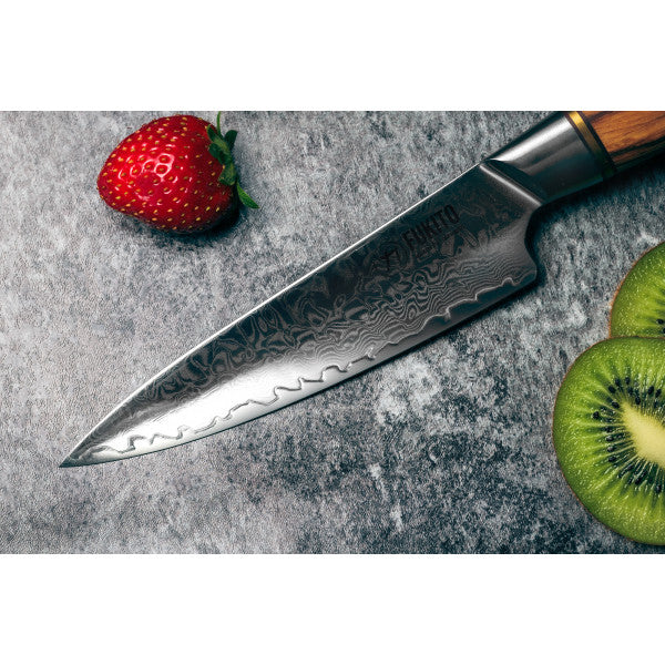 Couteau Fukito Olive Damas modèle Universel 13cm Fukito - Mathon - 2