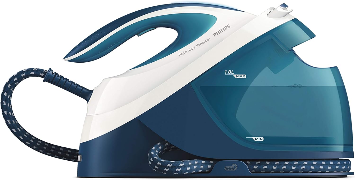 Centrale Vapeur de 1,8L 6,2 bars 2600W bleu blanc Philips - Mathon