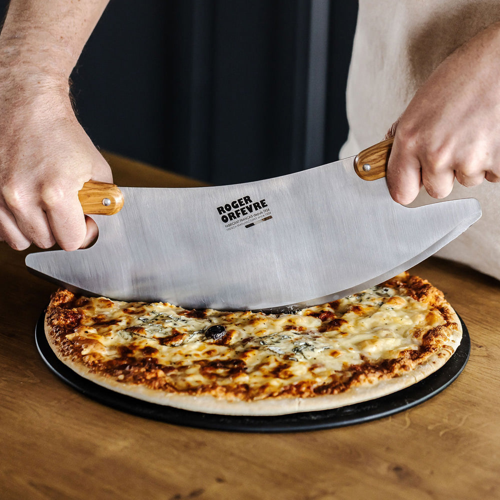 Tranche pizza Rocket 35 cm de découpe Roger Orfèvre - Mathon - 3