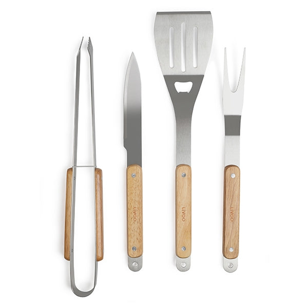 Set de 4 accessoires pour barbecue et plancha Livoo - Mathon - 2