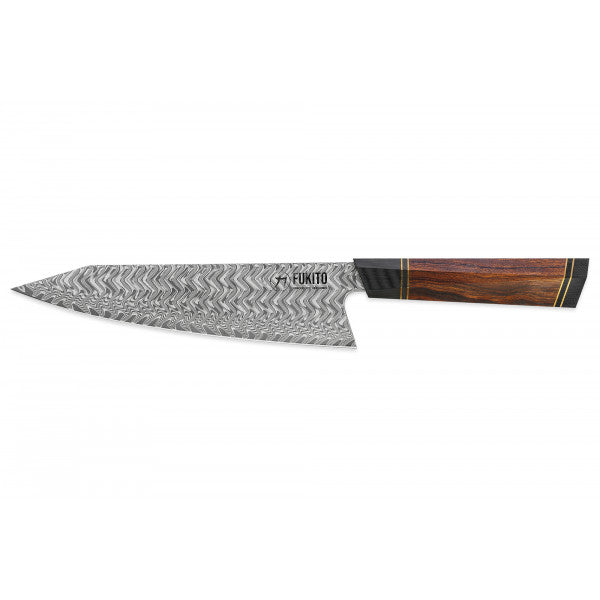 Couteau Fukito Desert Damas modèle chef kiritsuke 21cm Fukito - Mathon - 1