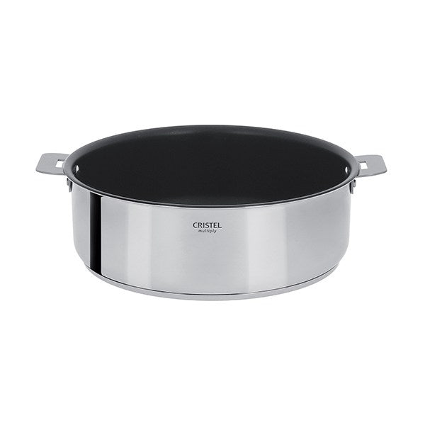 Sauteuse inox antiadhérente Casteline sans manche 24 cm Cristel - Mathon - 1
