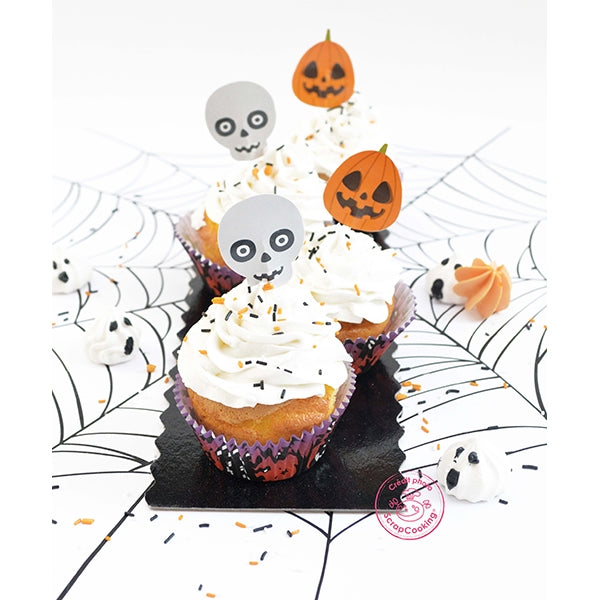 Caissettes et cake toppers Halloween 24 pièces Scrapcooking - Mathon - 5