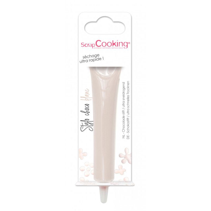 Stylo goût chocolat blanc 25g Scrapcooking - Mathon - 1
