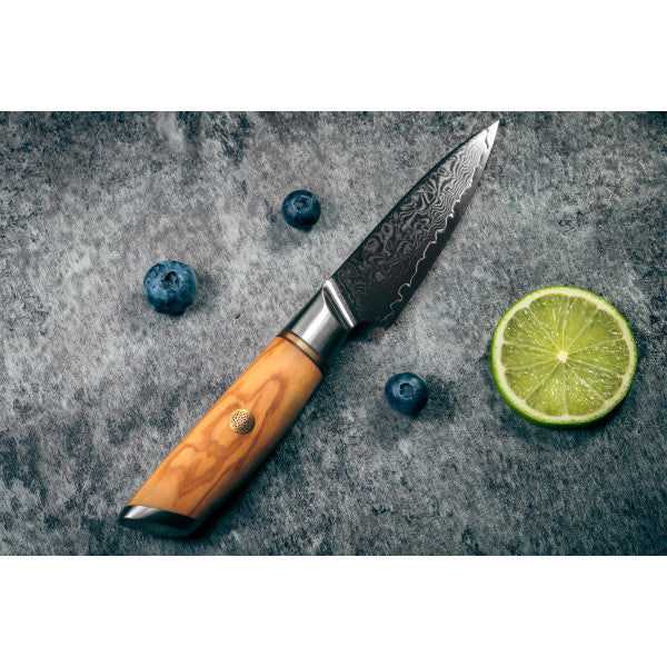 Couteau Fukito Olive Damas modèle Office 9cm Fukito - Mathon - 5