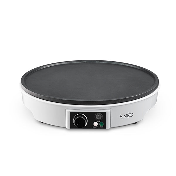 Crêpière électrique 30 cm 1000W blanche Simeo - Mathon - 1