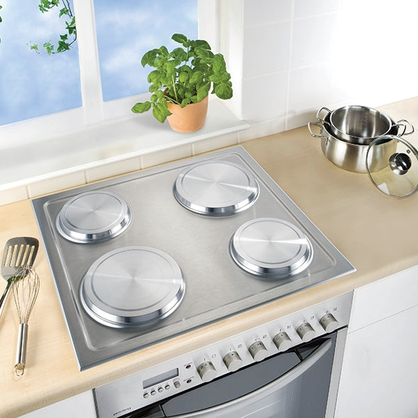 Set de 4 cache-plaques en inox Wenko by Maximex - Mathon - 3