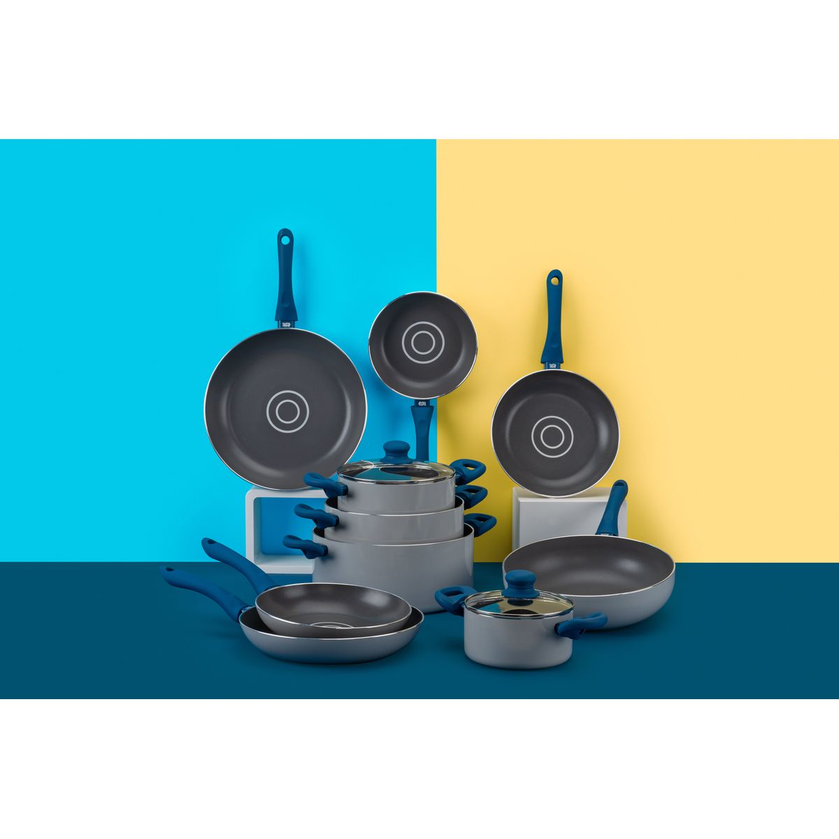 Ensemble 7 pièces poêles, faitout et ustensiles Tasty - Mathon - 2