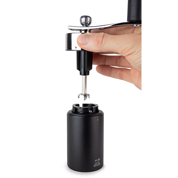 Moulin à muscade hêtre et métal Isen noir mat Peugeot - Mathon - 4