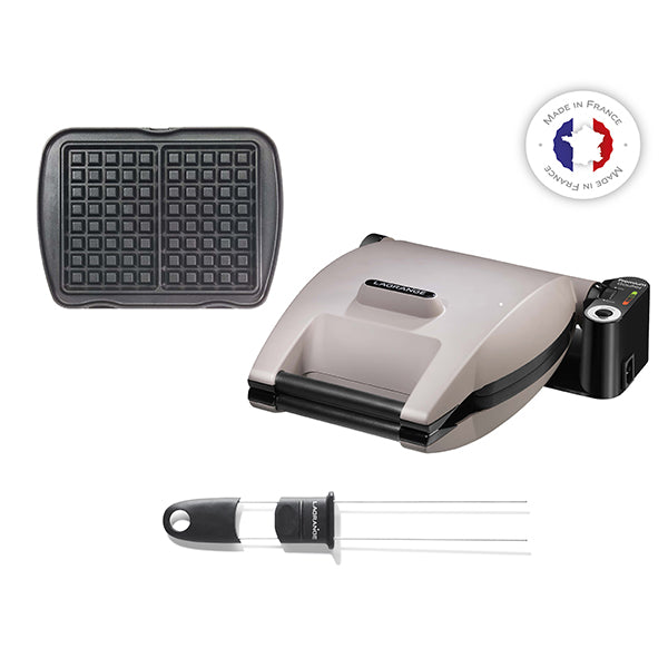 Gaufrier électrique Premium Gaufres® MINERAL + pique à gaufres Lagrange - Mathon - 6