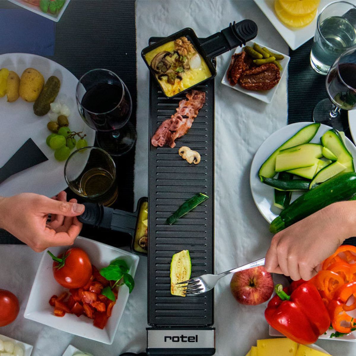 Lot de 2 poêlons à raclette Rotel Swiss Tradition Rotel - Mathon - 2