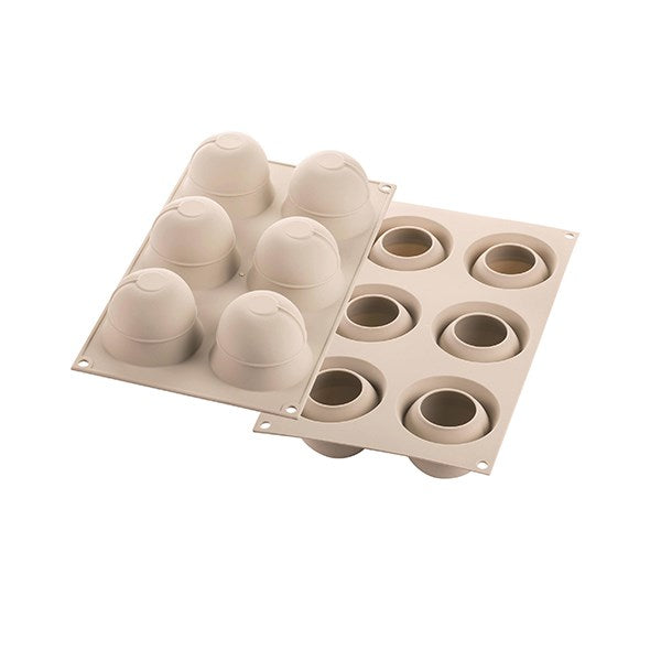 Moule silicone 3D 6 mini gâteaux fruits Silikomart - Mathon - 2