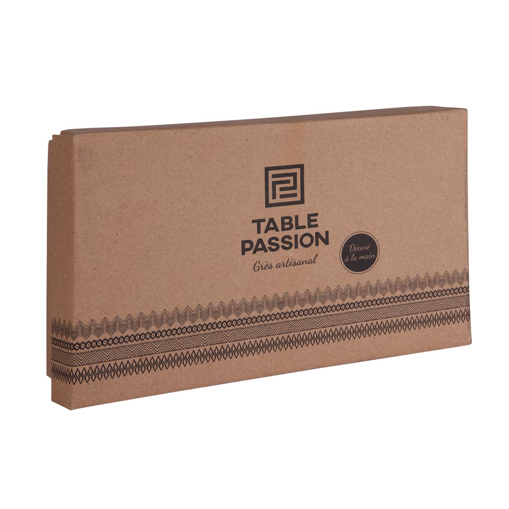 Coffret de 6 tasses Nelson 17 cl Table passion - Mathon - 2