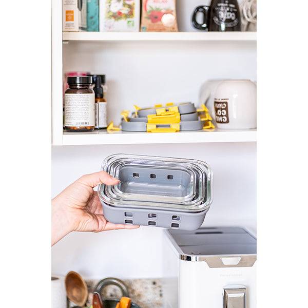 Boîte de conservation en verre 640 ml Pika - Mathon - 2