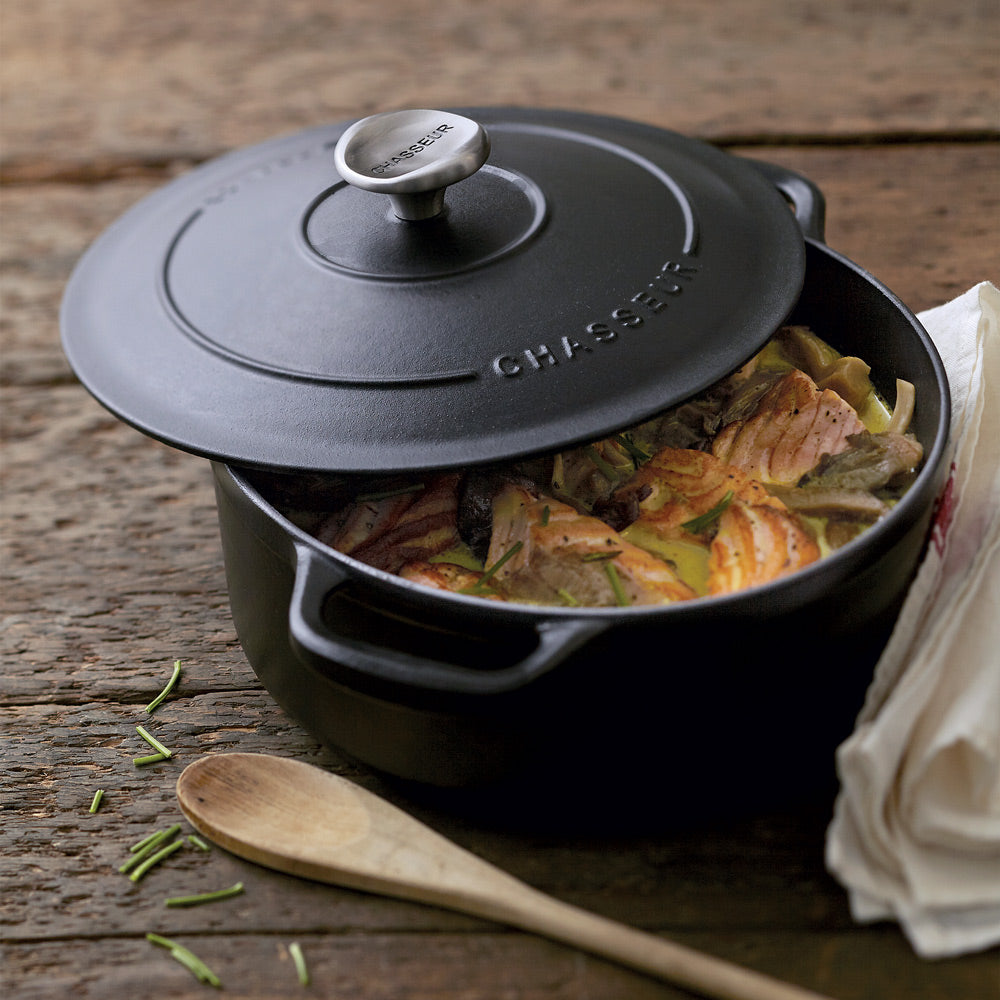 Cocotte ronde 16 cm chasseur noir interieur noir Chasseur - Mathon - 2