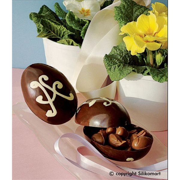 Moule demi-oeufs de Pâques en silicone Silikomart - Mathon - 5