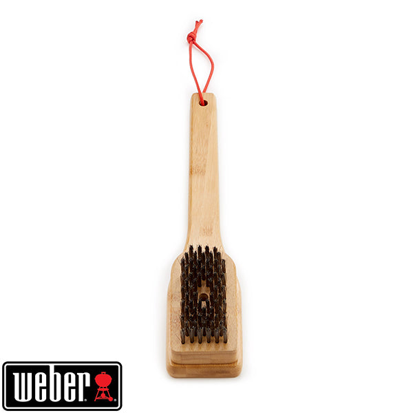 Brosse de nettoyage de 30 cm avec poignée bambou Weber - Mathon - 3