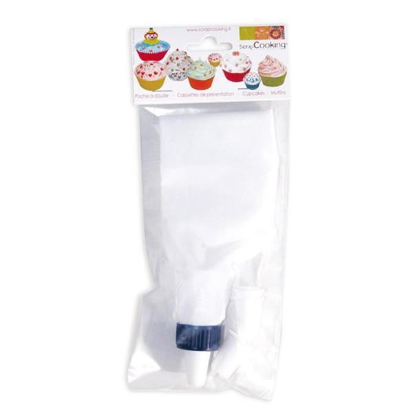 Poche à douille + 4 douilles Scrapcooking - Mathon