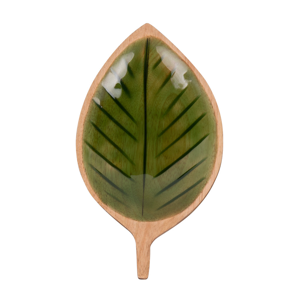 Planche feuille Tropical 20x11,5 cm Table passion - Mathon - 1