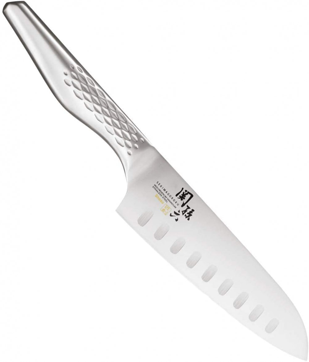 Couteau santoku alvéolé Shoso 16.5cm Kai - Mathon - 1