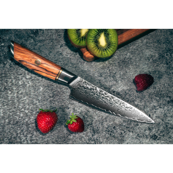 Couteau Fukito Olive Damas modèle Universel 13cm Fukito - Mathon - 4