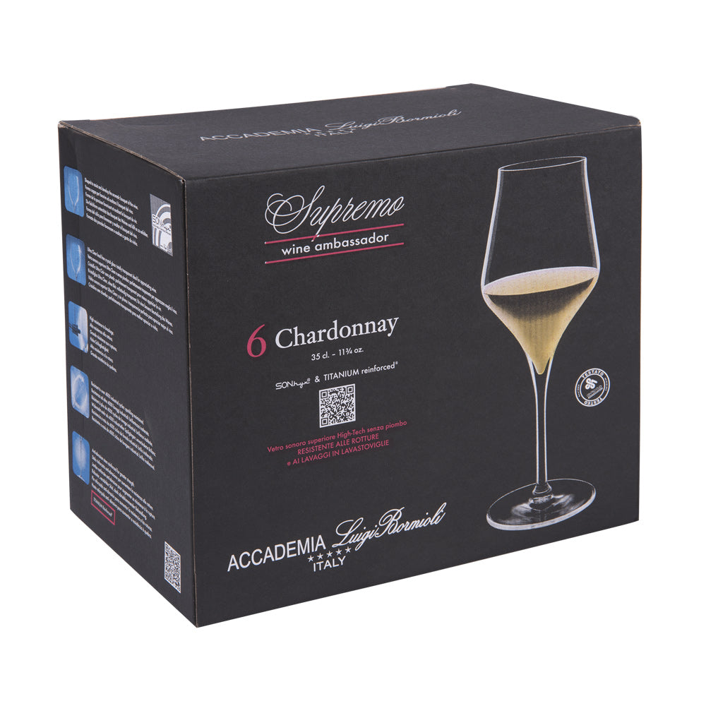 Verre à Chardonnay Supremo 35 cl (lot de 6) Bormioli Luigi - Mathon - 2