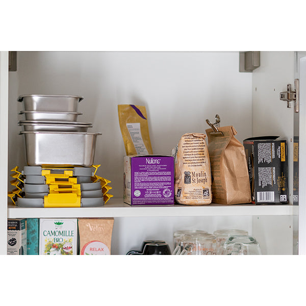 Boîte de conservation en inox rectangulaire 1200 ml compatible micro-ondes Pika - Mathon - 3