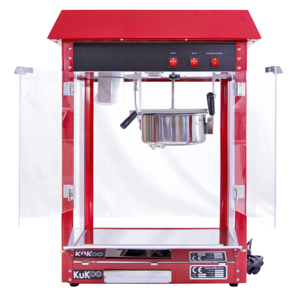 KuKoo Machine à Popcorn 226g Commercial Rouge Kukoo - Mathon - 2
