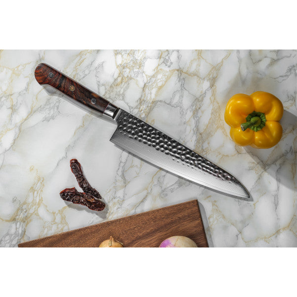 Couteau Fukito Rosewood Damas modèle chef 21cm Fukito - Mathon - 4