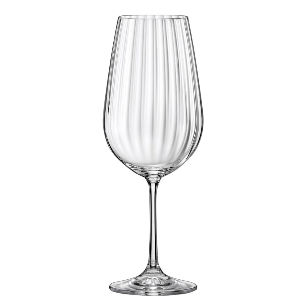 Boîte de 6 verres à pied Waterfall 35 cl Table passion - Mathon - 1