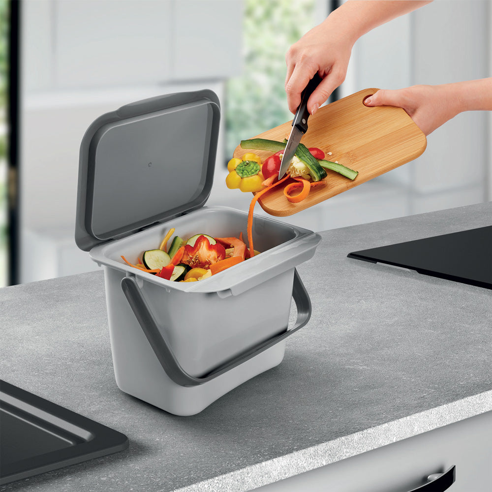 POUBELLE ORGANIQUE AVEC COUVERCLE Metaltex - Mathon - 2