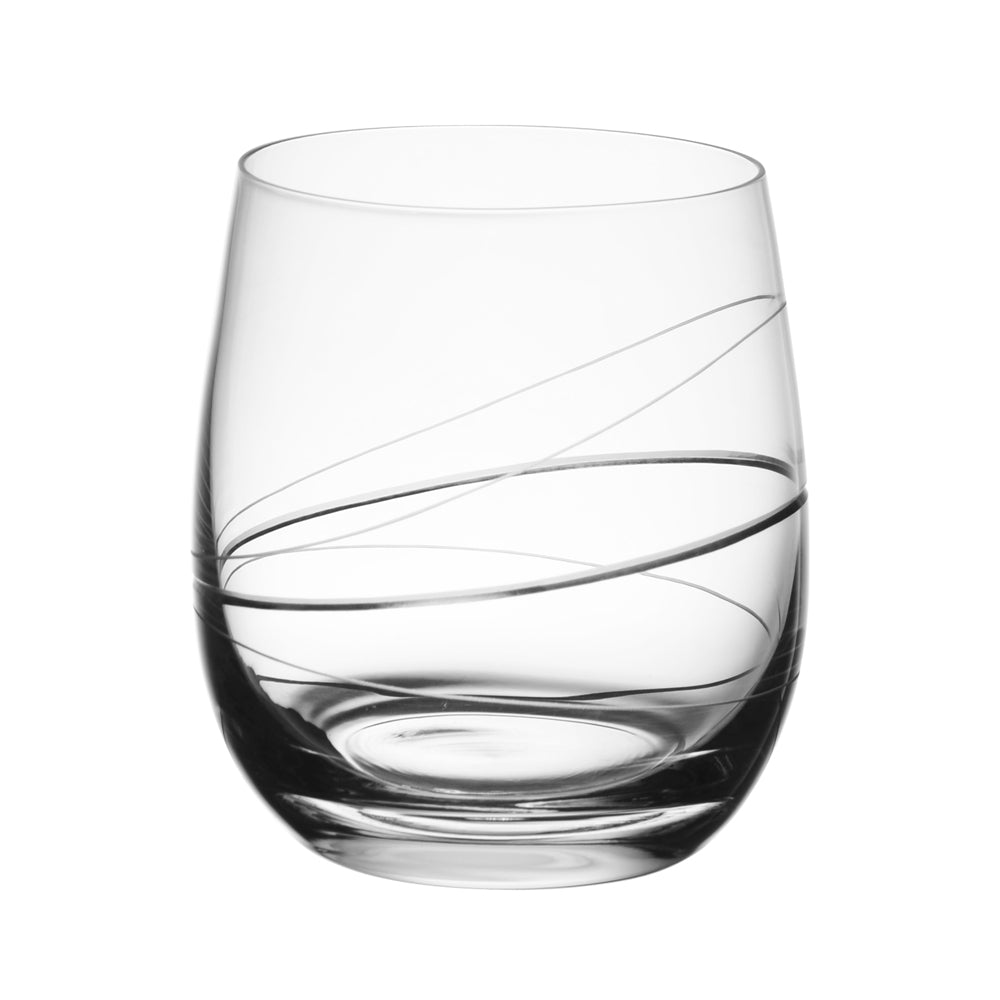 Gobelet Silhouette 36 cl en verre taillé (lot de 6) Rona - Mathon - 1