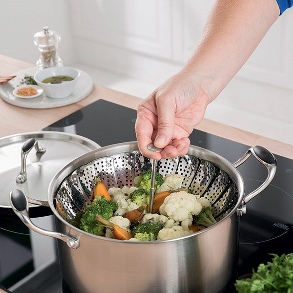 Panier vapeur inox marguerite pliable 28 cm Mathon - Mathon - 2