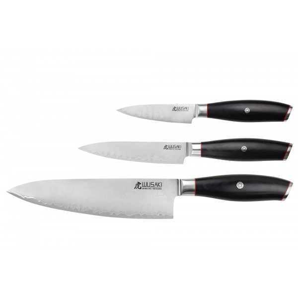 Coffret Fujiko Black 10Cr Wusaki 3 couteaux Wusaki - Mathon - 2