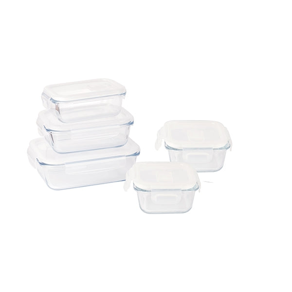 Set Installation 5 boîtes verre Pebbly - Mathon - 1