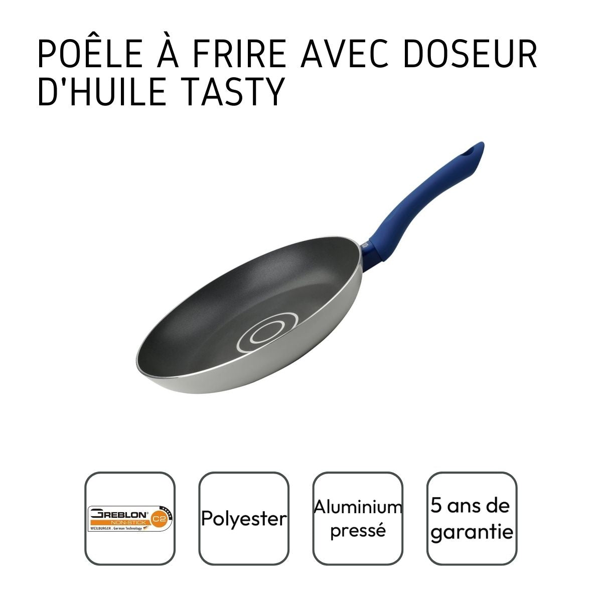 Poêle à frire avec doseur d