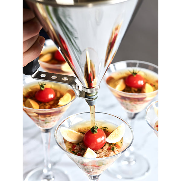 Entonnoir à piston orange De Buyer - Mathon - 2