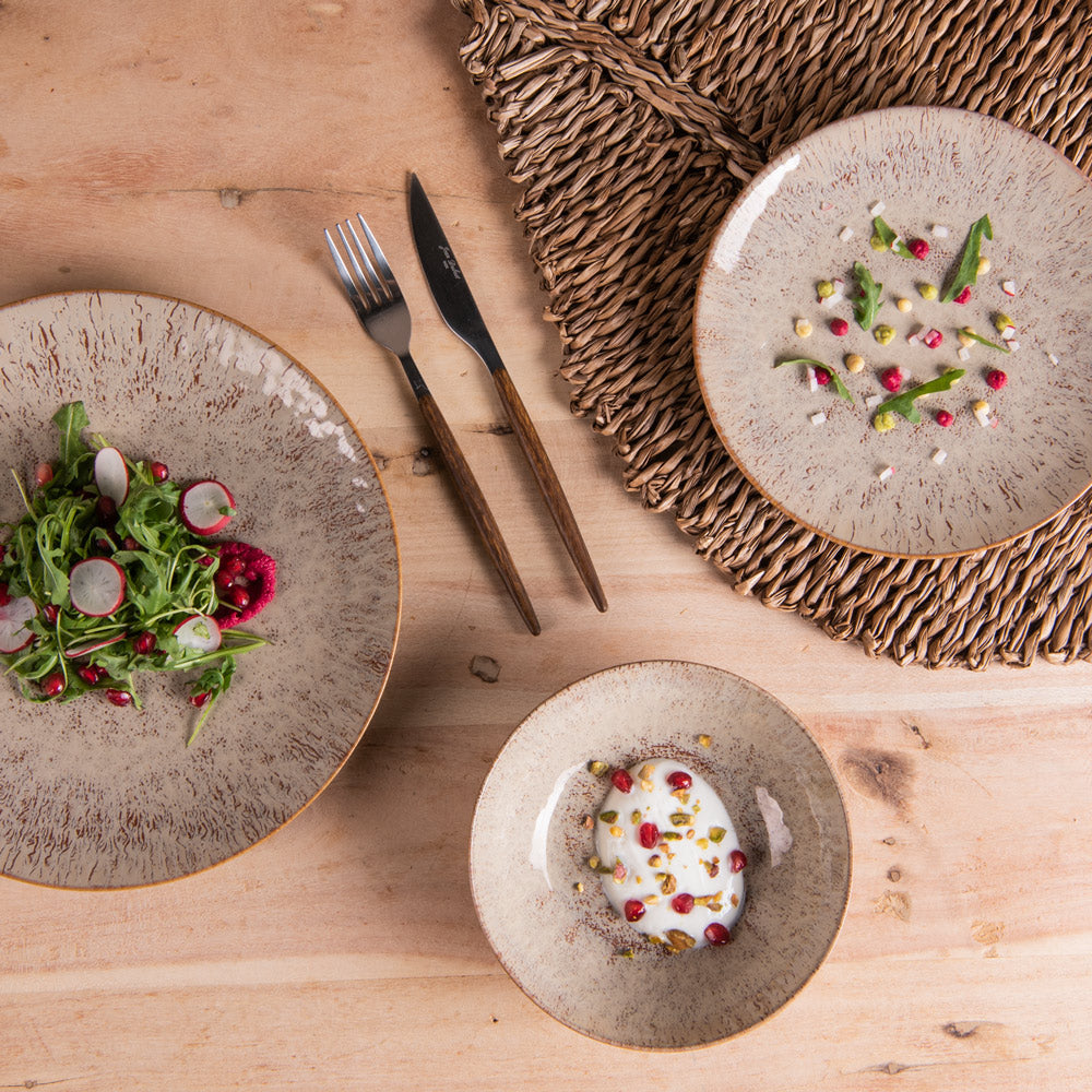 Assiette à dessert Akaris 21 cm (lot de 6) Table passion - Mathon - 2