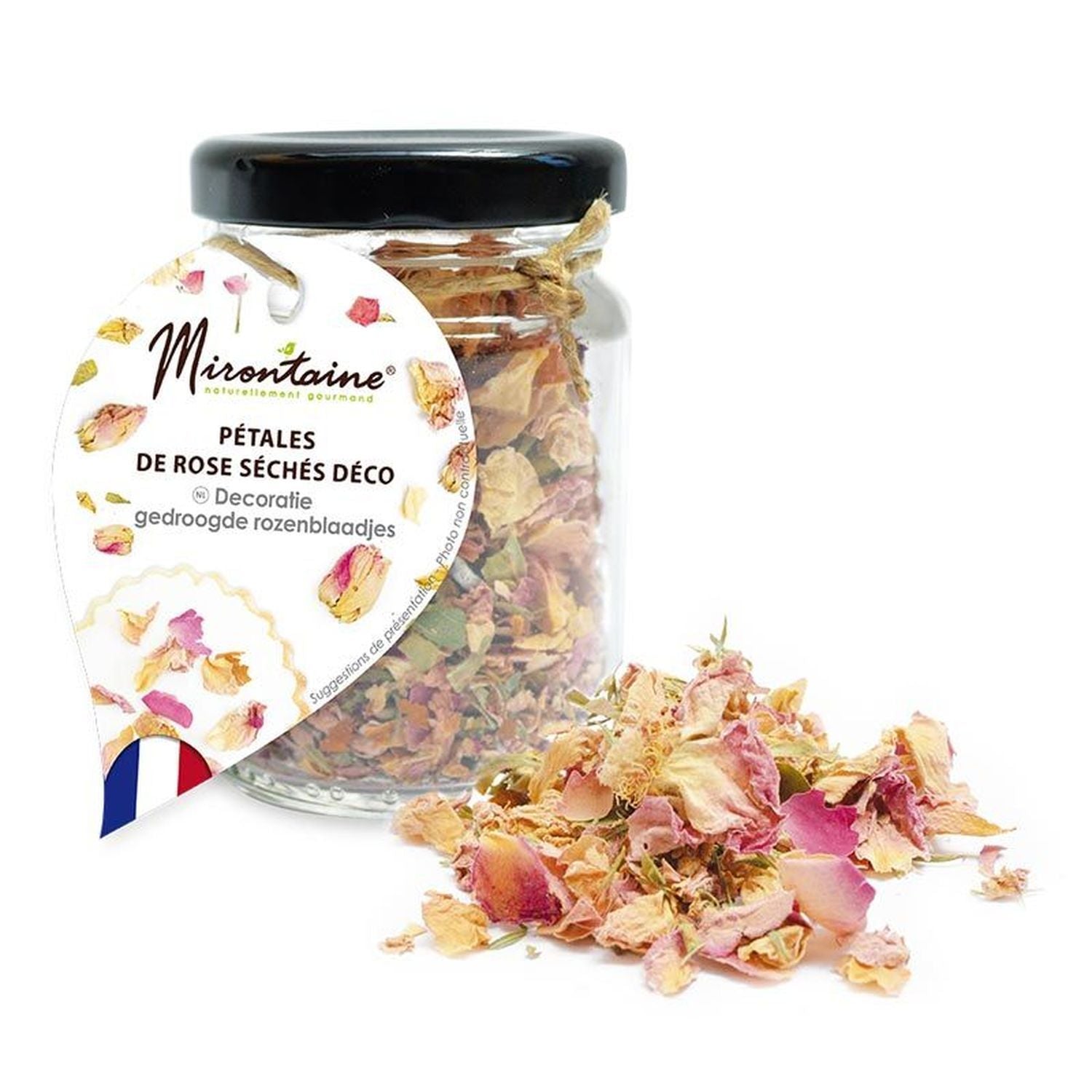 Pétales de rose séchées comestibles pour pâtisserie 13 g Scrapcooking - Mathon