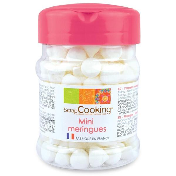 Mini meringues blanches 35 g Scrapcooking - Mathon
