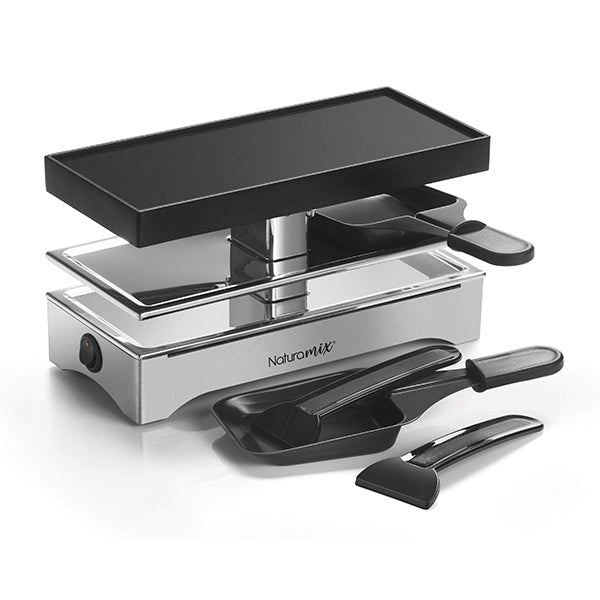 Appareil à raclette électrique 2 poêlons 440 W Naturamix - Mathon - 2