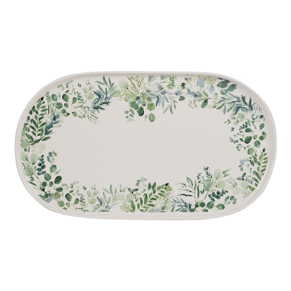 Plat Ovale Natura 39x22 cm Table passion - Mathon - 1