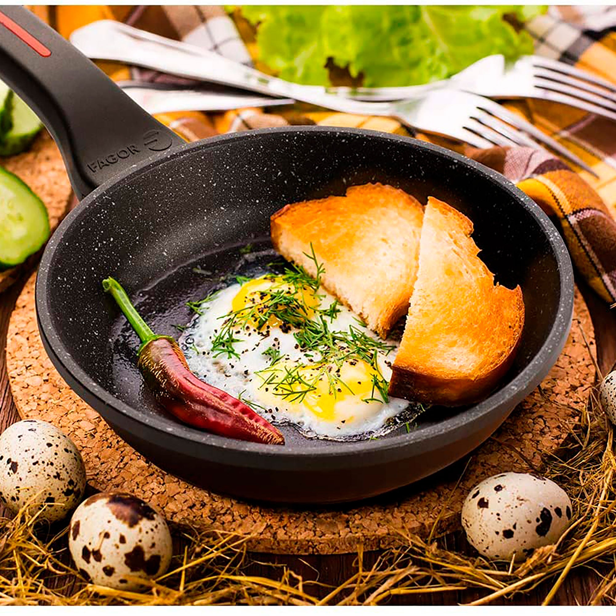 Batterie de Cuisine à Induction 7 Pièces Fonte d