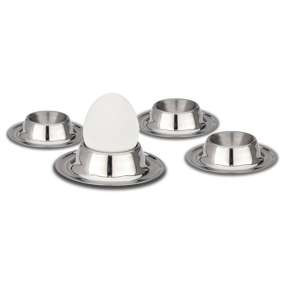 Set de 4 coquetiers inox Weis - Mathon