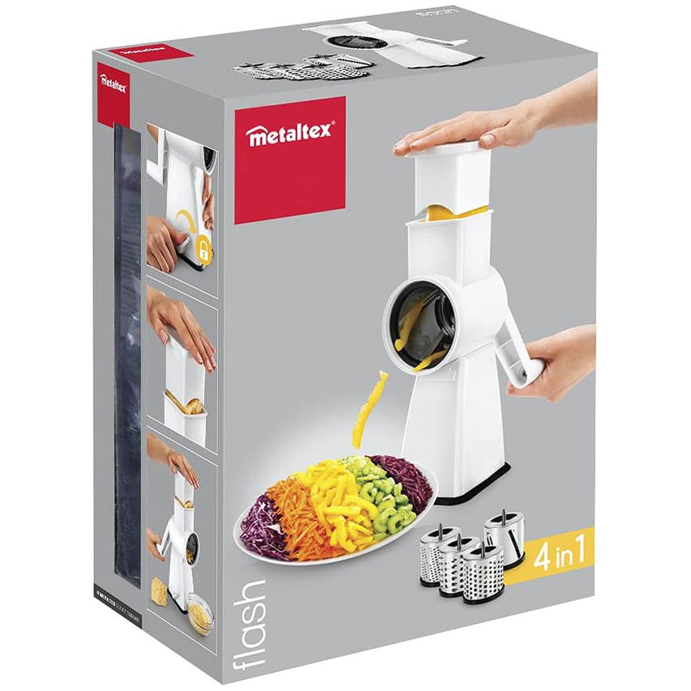 Râpe 4 tambours Multiflash ventouse Metaltex - Mathon - 3