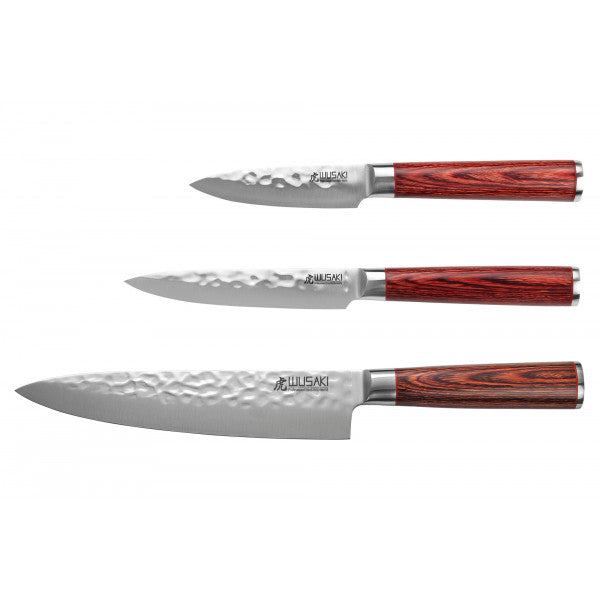 Coffret couteaux Chef + Universel + Office Wusaki Pakka X50 Wusaki - Mathon - 4