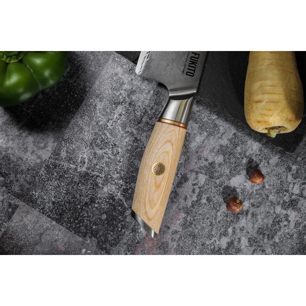 Couteau Fukito Pakka San Mai modèle Chef 21cm Fukito - Mathon - 5