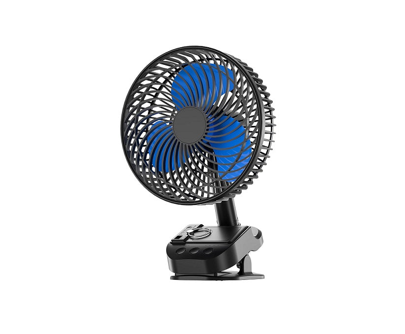 Ventilateur USB de Clip avec batterie Rechargeable 10000mAh noir Vendos85 - Mathon