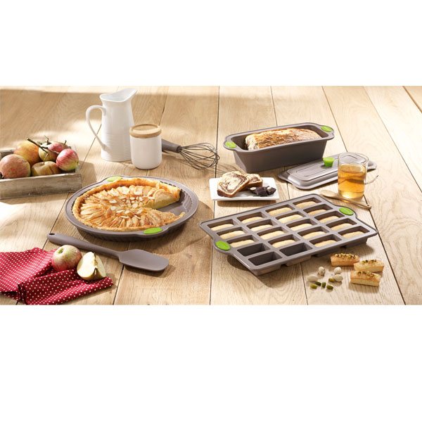 Rigiflex Terrine en silicone structure acier avec couvercle 2 en 1 24 cm Mathon - Mathon - 6